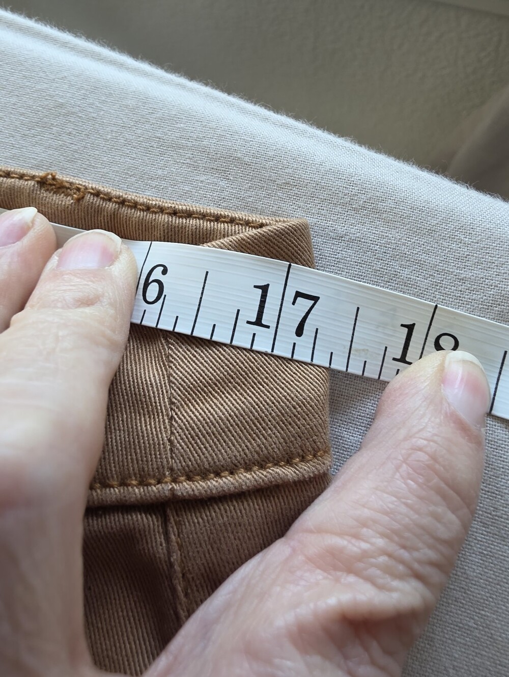 Pilcro and the Letterpress Embroidered Brown/Tan Cotton Shorts Size 28' - Picture 10 of 14